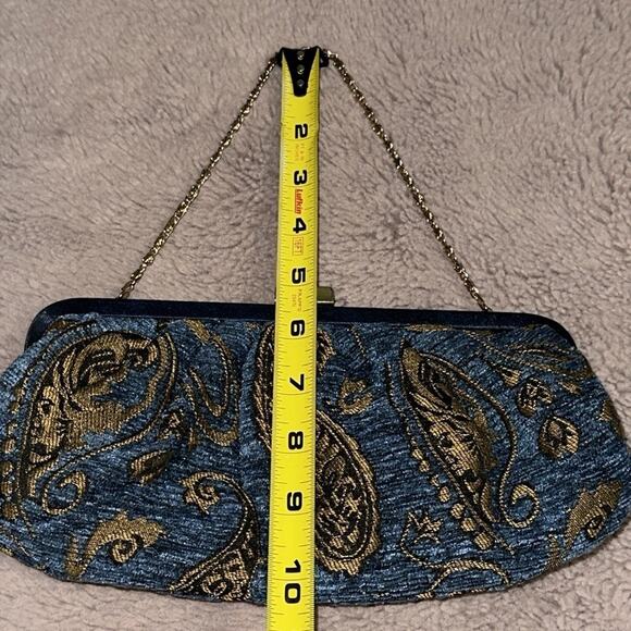 Navy & Gold Stylish Clutch